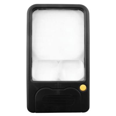 Handheld magnifier 3X/5X/7X with LED light